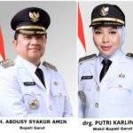 Abdusy Syakur Amin dan L. Putri Karlina, Resmi dilantik Bupati dan Wakil Bupati Garut Periode 2025-2030