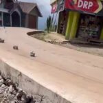Baru Diperbaiki Jalan di Banjarwangi Kembali Retak Terancam Amblas