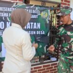 Jaga Kondisi Tubuh, Klinik Pratama Polkes 03.10.11 Garut Bagikan Vitamin Kepada Warga dan Satgas TMMD