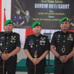 Sertijab Dandim 0611/Garut Berlangsung Khidmat, Tongkat Komando Resmi Berganti