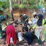 Dandim 0611/Garut Laksanakan Ground Breaking Jembatan Perintis Garuda di Desa Cihurip