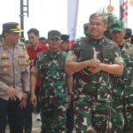 Kunjungan Kerja KASAD ke Situ Bagendit, Salurkan Donasi untuk Masjid